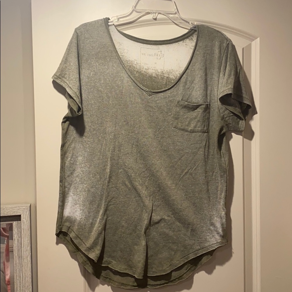 We The Free Distressed Loose Fit  T-Shirt